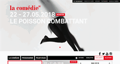 Desktop Screenshot of comedie.ch