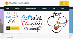 Desktop Screenshot of comedie.ro